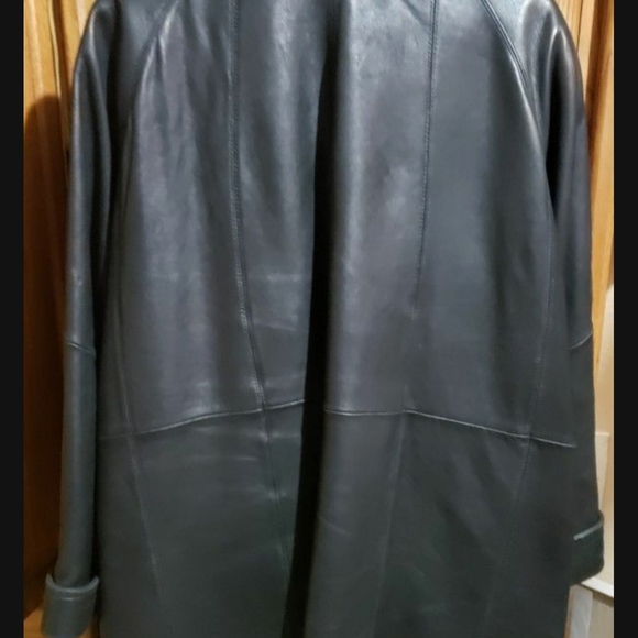 Liz claiborne leather jacket plus size - Picture 3 of 5